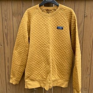 LL Bean Men's Quilted Sweatshirt, Crewneck
